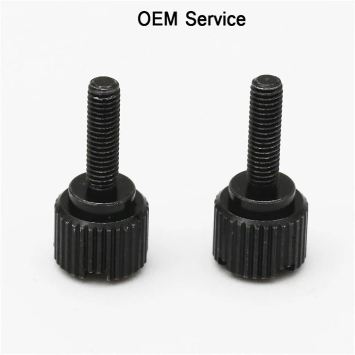 Black Zinc M2 M3 M4 Knurled Thumb Screws