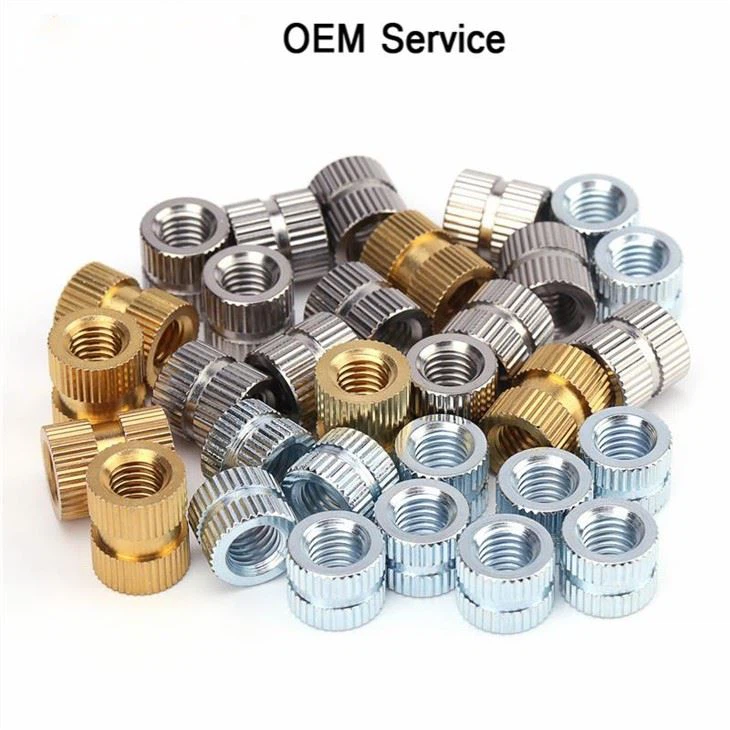 CNC Machined Stainless Steel Brass Knurled Nuts