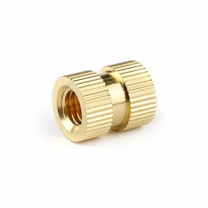 Brass knurled nut