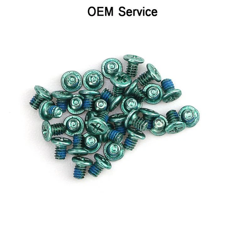 Zaļas cinka pārklājuma mikro mašīnas skrūves