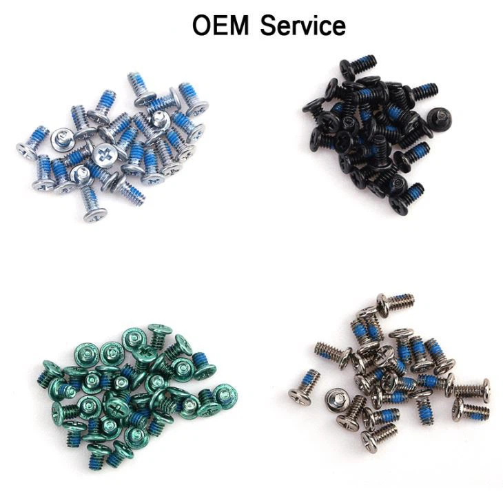 Green Zinc Plated Micro Machine Screws
