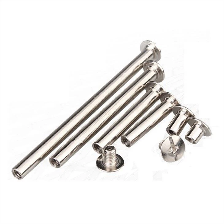 Post Metal Chicago Screws Binding Screw Leather Screw